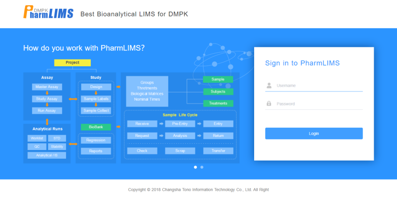 生物分析实验室信息管理系统（PharmLIMS for DMPK）